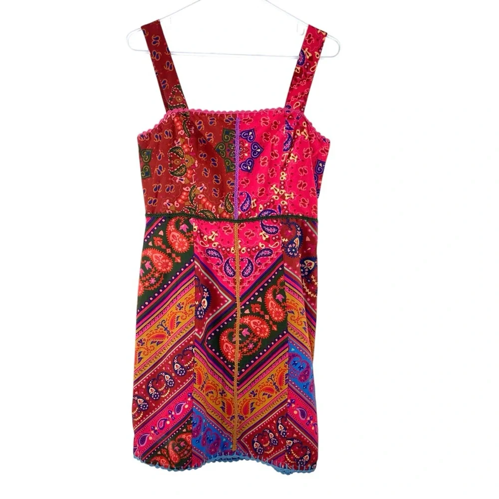 Farm Rio Bandana Print with Pink Multcolor - Picture 2 of 7